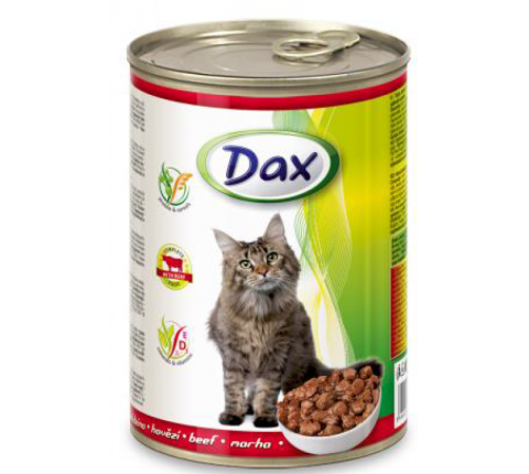 Dax konzerva pre mačky hovädzia 415g