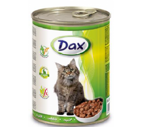 Dax konzerva pre maky krlik 415g