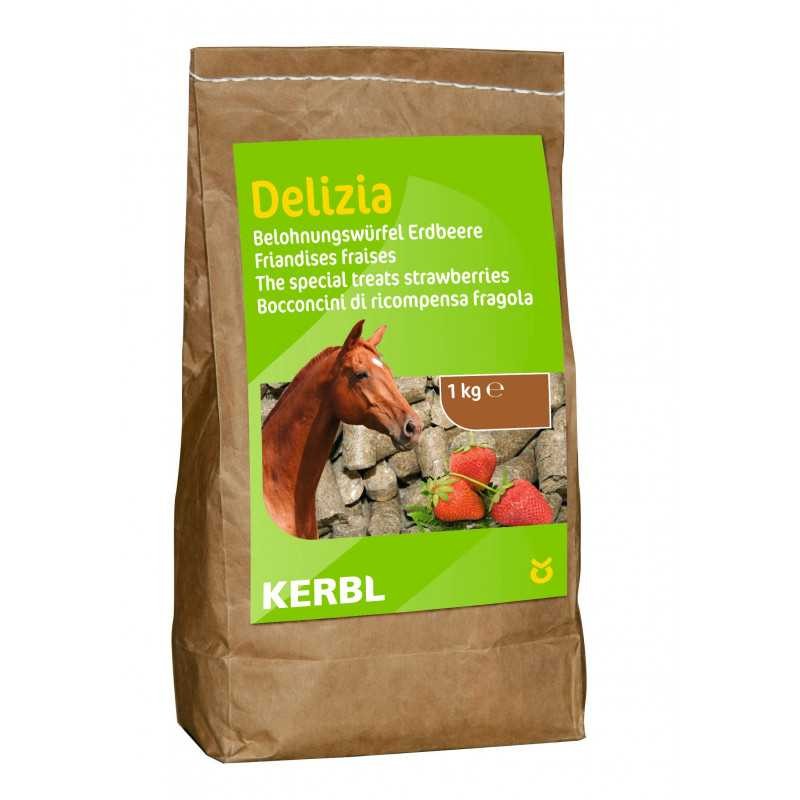 Delizia prírodné pochúťky pre kone s jahodovou príchuťou 1 kg