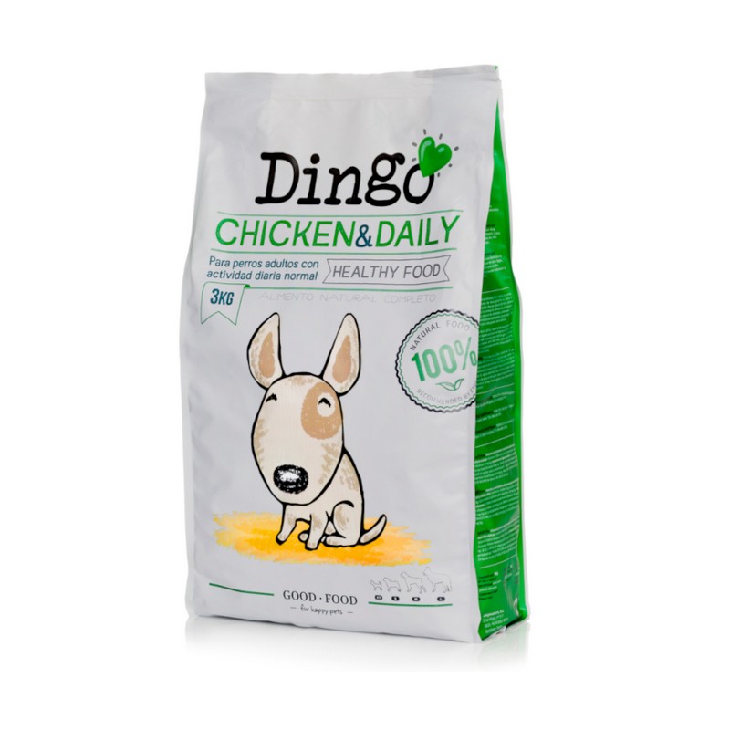 Dingo chicken & daily granule pre psov 3 kg