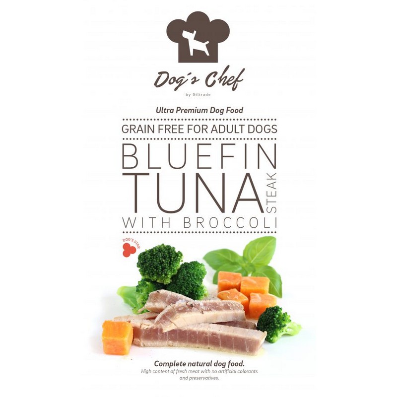 Dog's Chef Bluefin tuna steak with broccoli adult 2 kg