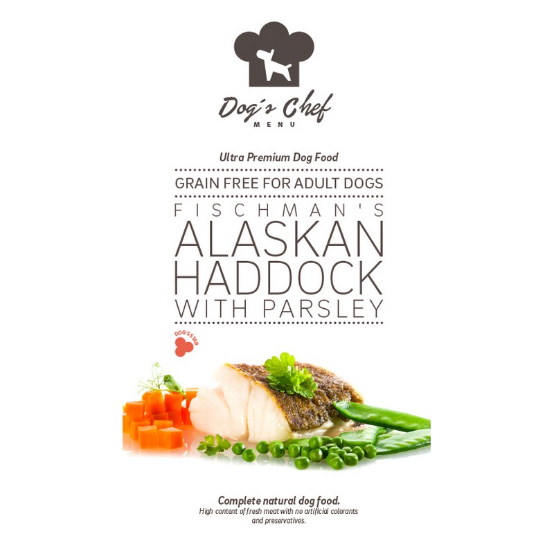Dog's Chef Fischman's alaskan haddock with parsley adult 500 g
