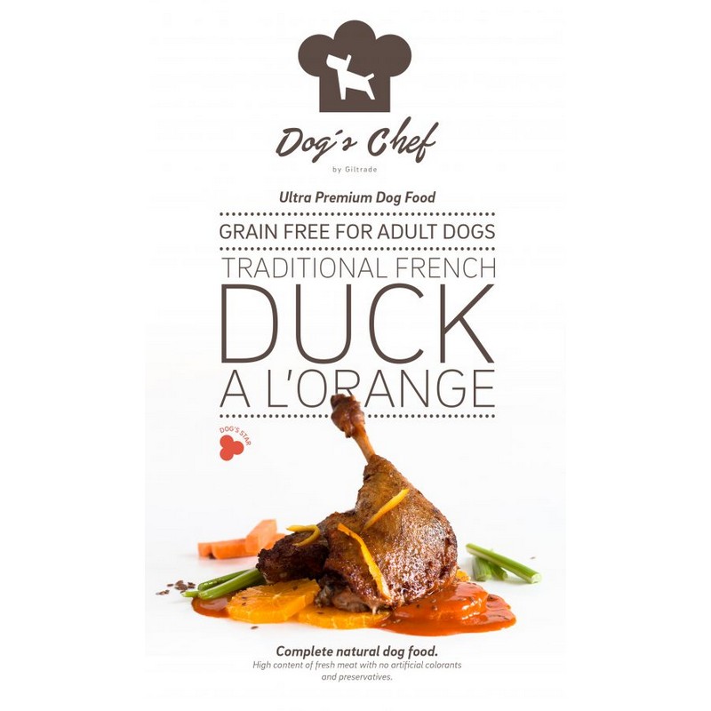 Dog's Chef Traditional french duck a l'orange adult 12 kg