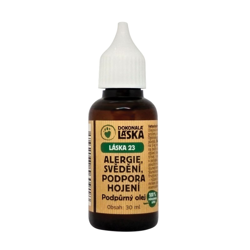 Dokonalá Láska Alergia, hojenie, svrbenie podporný olej 30 ml
