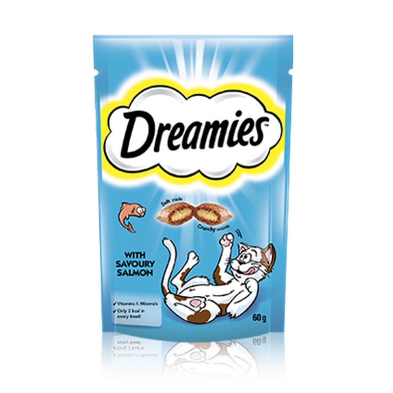 Dreamies s lososom - 60 g