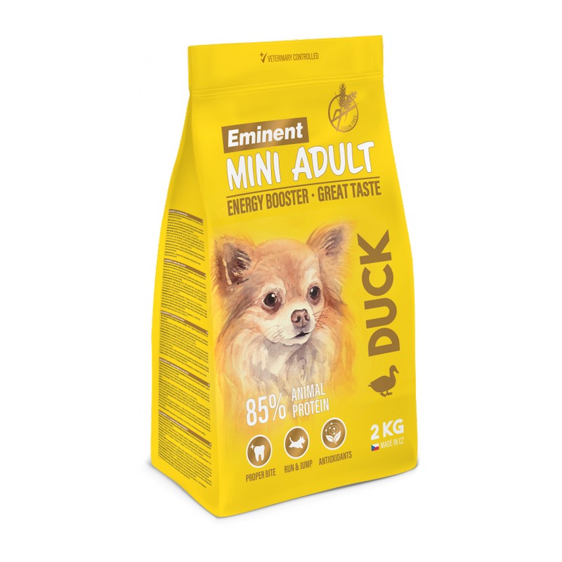 Eminent adult mini duck 2 kg granule pre malch psov