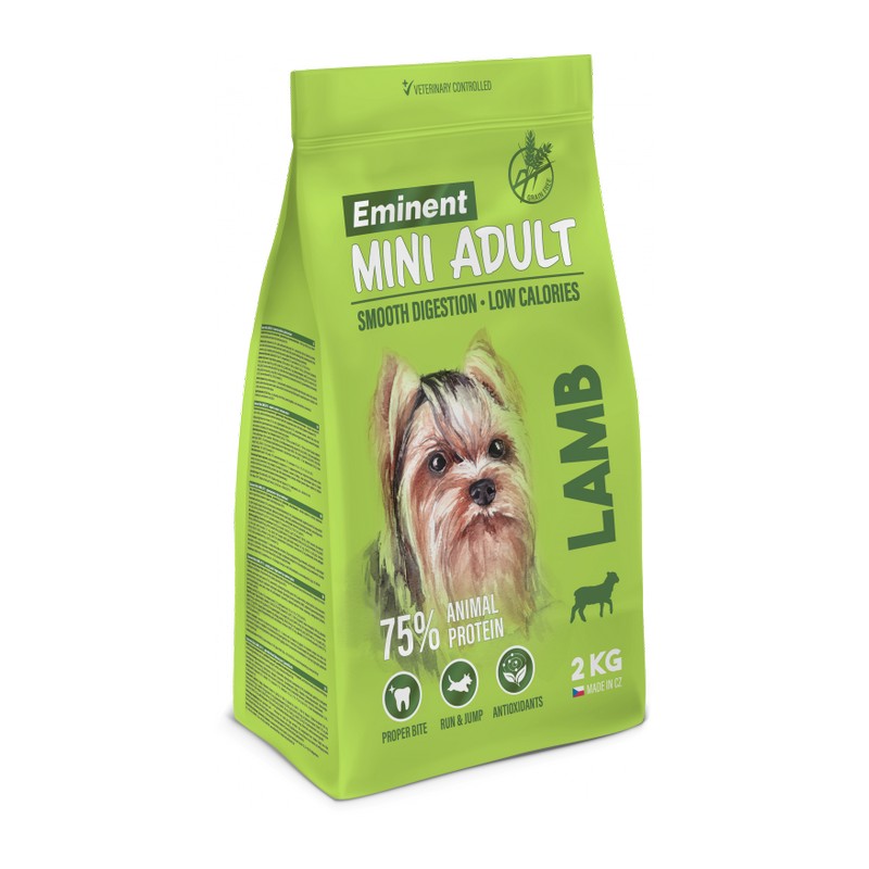 Eminent adult mini lamb 2 kg granule pre malch psov