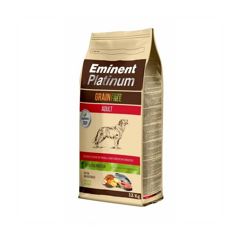 Eminent granule pre dospelch psov platinum adult s rybacm msom 12 kg