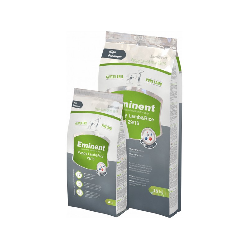 Eminent puppy lamb and rice granule pre teniatka 15 kg