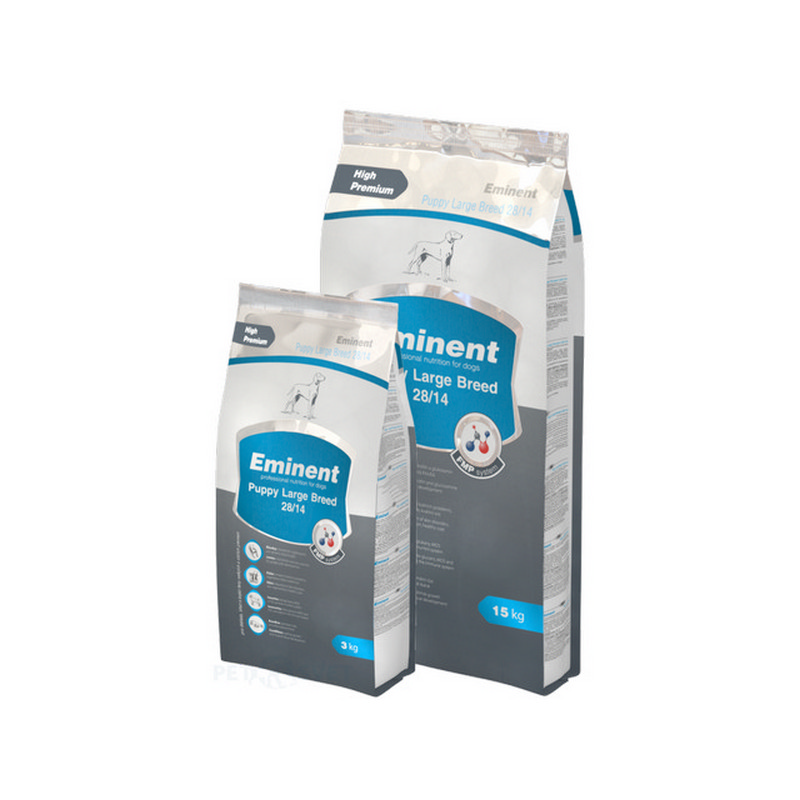 Eminent puppy large breed chicken granule pre teat 15 kg