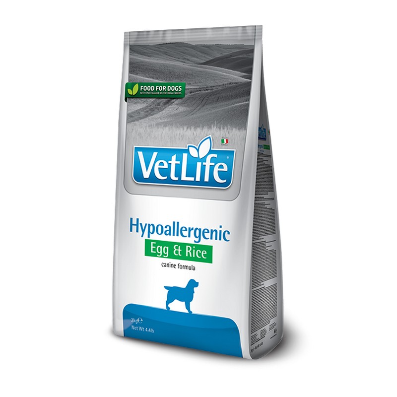 Farmina Vet Life dog Hypoal egg & rice granule pre psy 12 kg