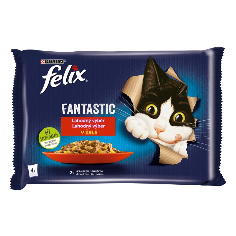 Felix Fantastic Lahodn vber v el, krlik a jaha 4 x 85 g