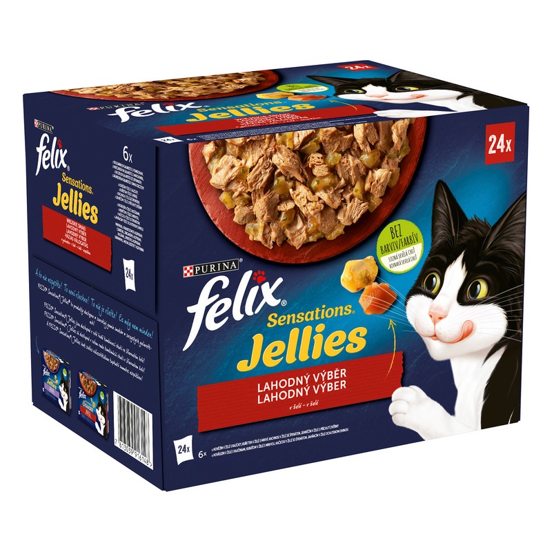 Felix Sensations Jellies multipack Lahodn vber v el 24 x 85 g