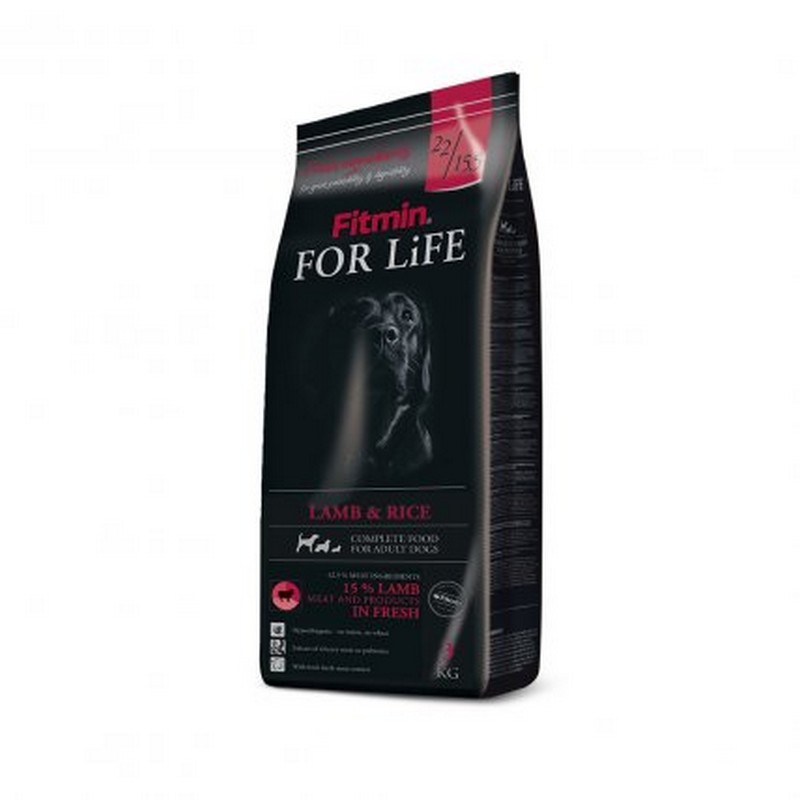 Fitmin For Life lamb and rice adult prmiov granule pre dospelch psov 3 kg