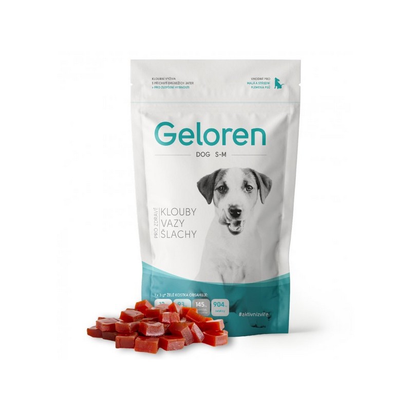 Geloren dog S-M kbov viva pre malch psov 180g 60 ks