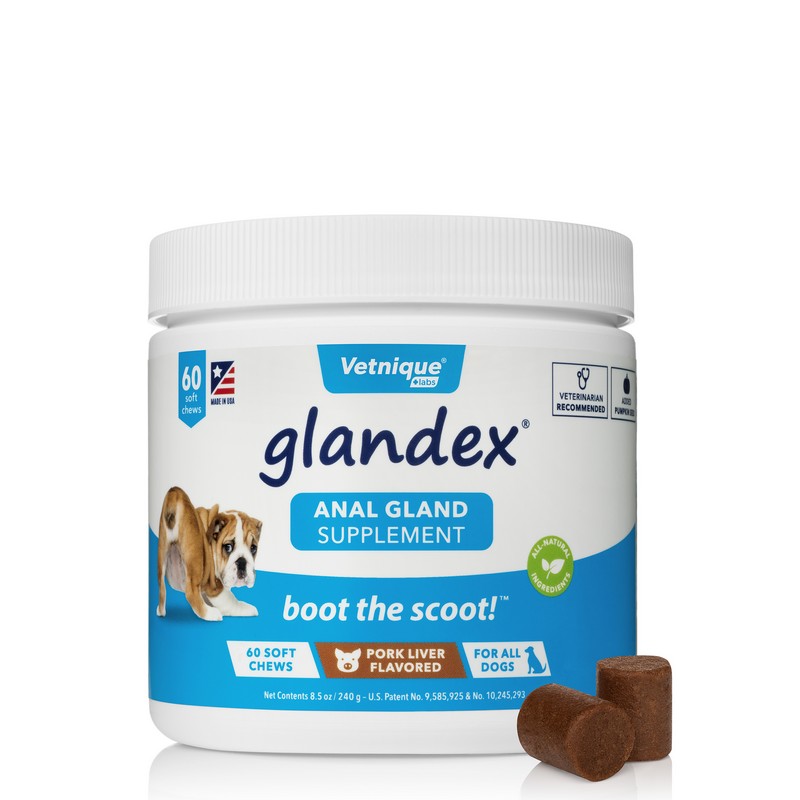 Glandex žuvacie tablety pre psy 60ks 240g