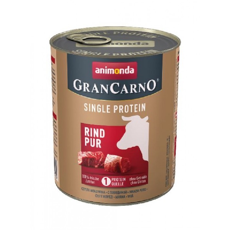 Animonda Grancarno Single protein konzerva pre psov hovädzie 800 g