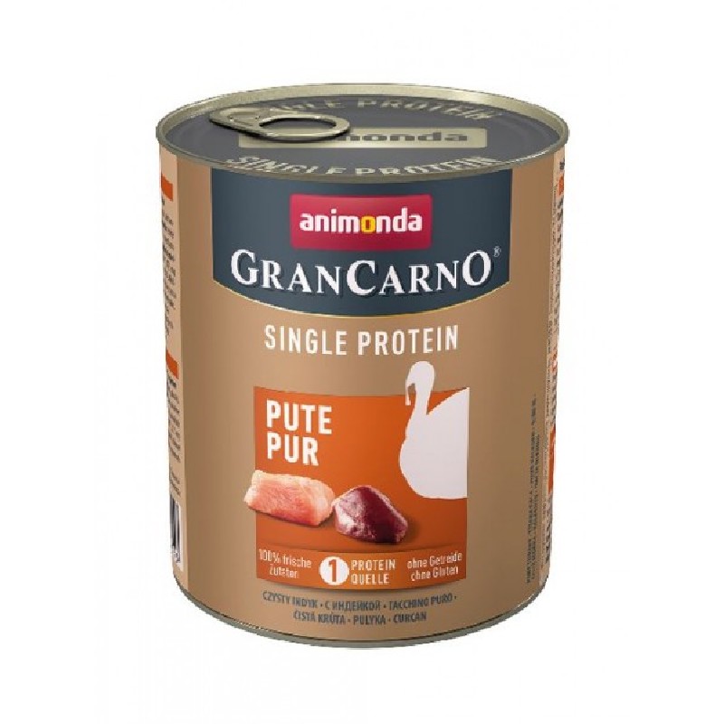 Animonda Grancarno Single protein konzerva pre psov morčacie 800 g