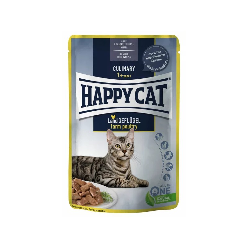 Happy cat  culinary mis land geflugel 85g kapsička pre mačky