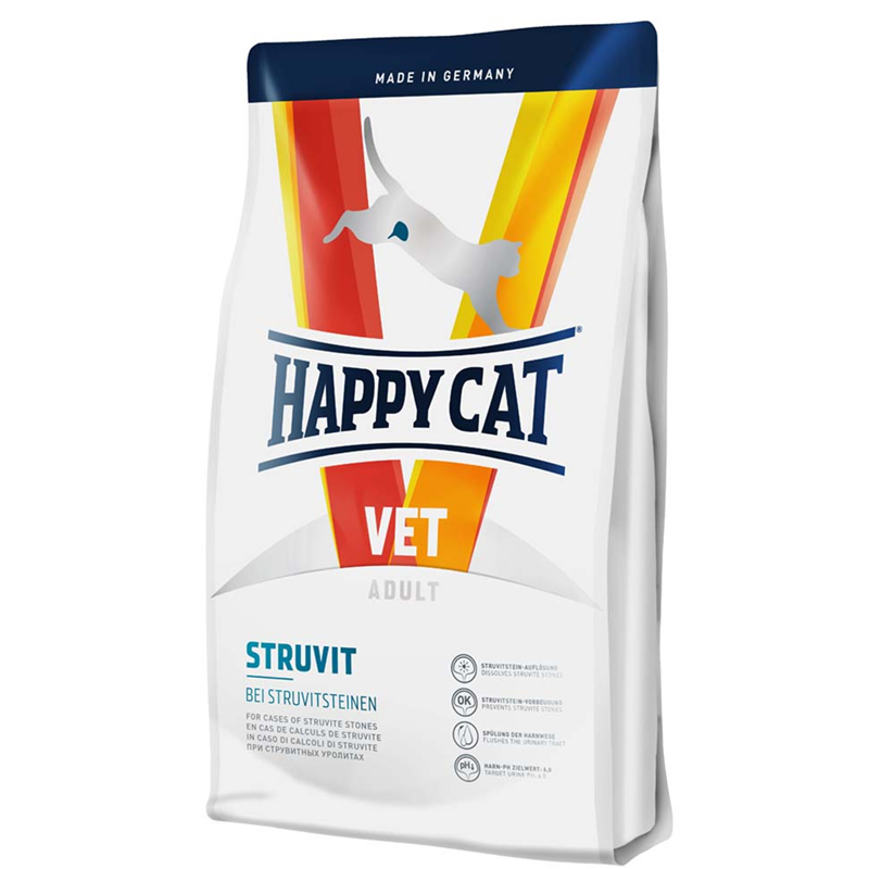 Happy cat VET Struvit krmivo pre mačky 1,4 kg