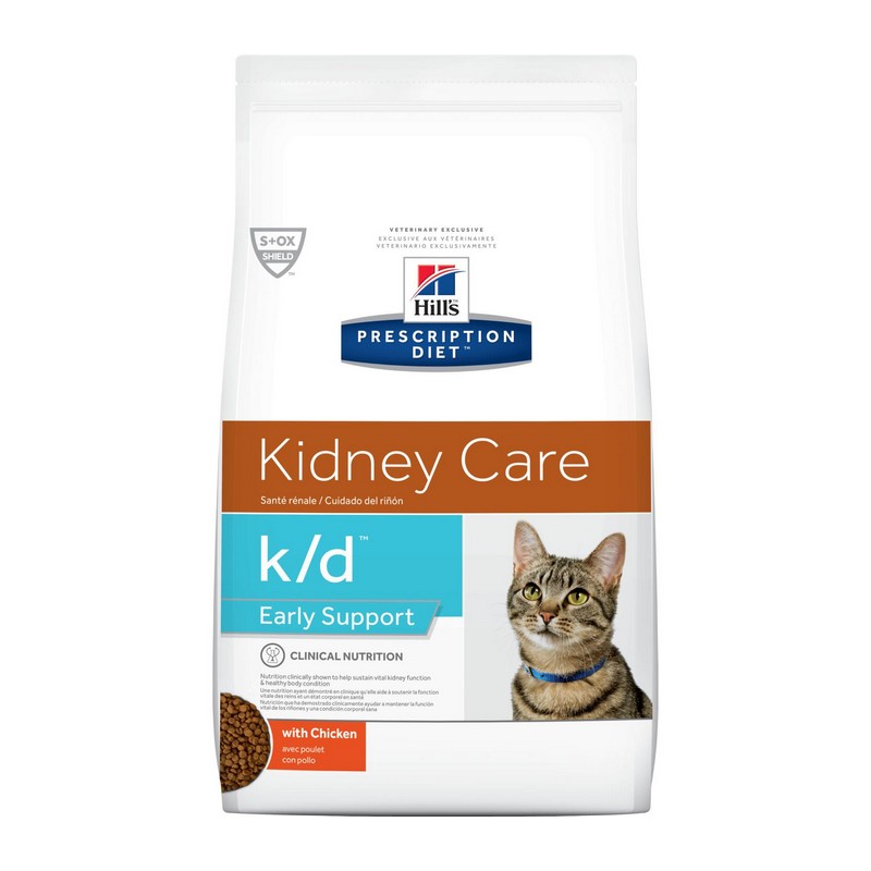 Hill's Diet k/d Kidney Care Early Stage Chicken granule pre mačky 1,4 kg