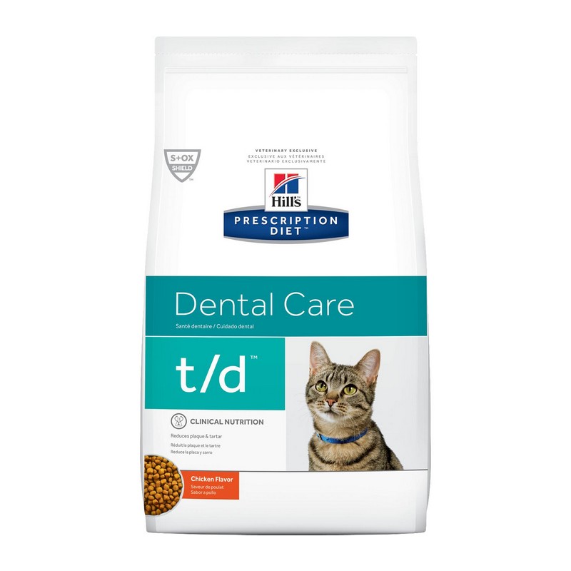 Hill's Diet t/d Dental Care Chicken granule pre mačky 1,5 kg