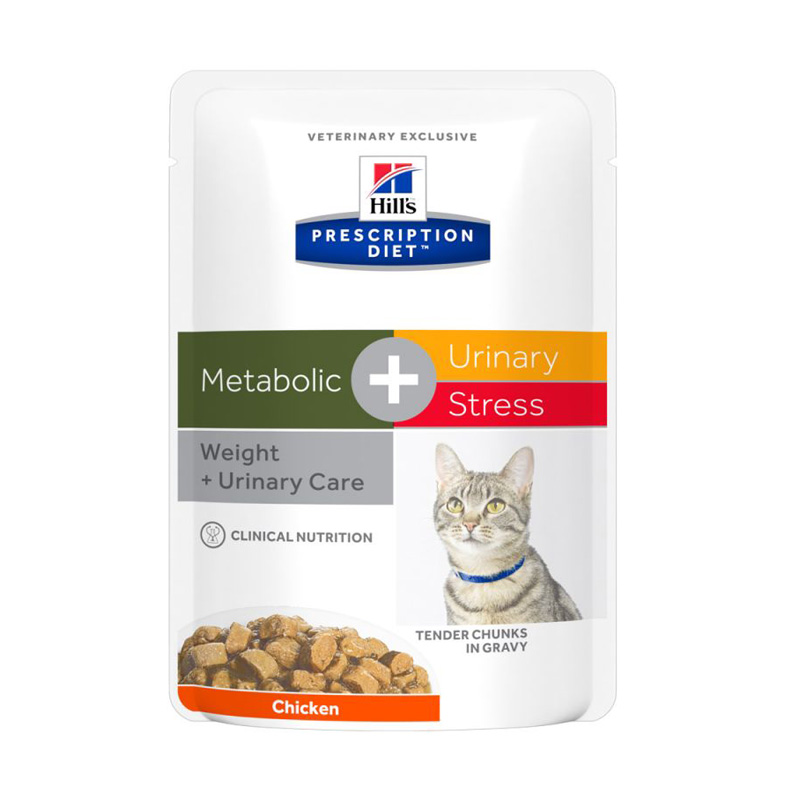 Hill's Diet c/d Urinary Stress + Metabolic kapsička pre mačky 12 x 85 g