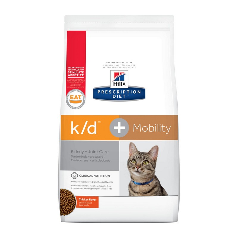 Hill's Diet k/d + Mobility Kidney + Joint Care granule pre mačky 2 kg