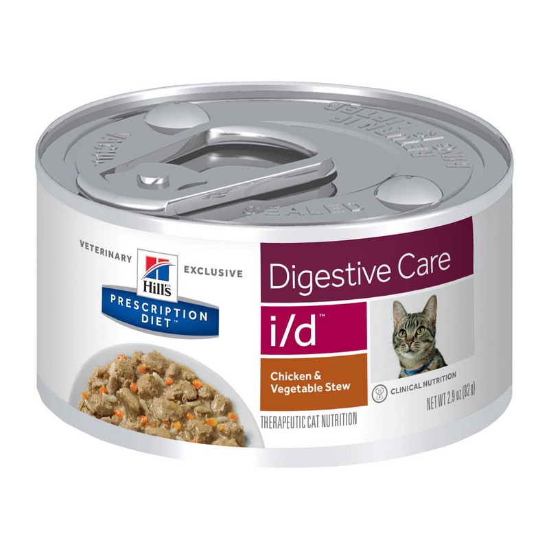 Hill's Diet i/d Digestive Care AB+ Stew Chicken & Vegetables konzerva pre mačky 82 g