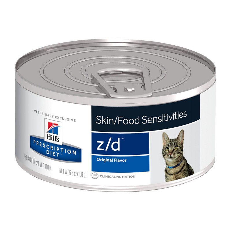 Hill's Diet z/d Food Sensitivities Original konzerva pre mačky 156 g