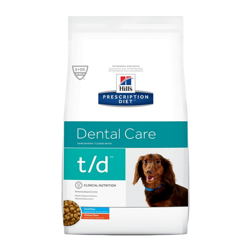 Hill's Diet t/d Mini Dental Care Kura granule pre psy 3 kg