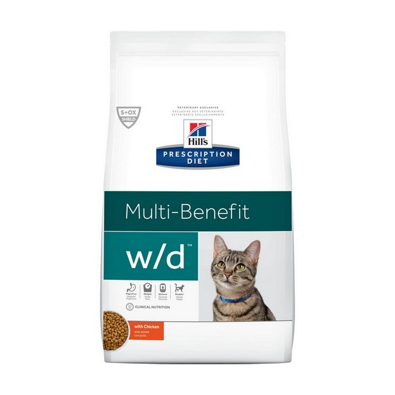Hill's Diet w/d Multi Benefit granule pre mačky 1,5 kg