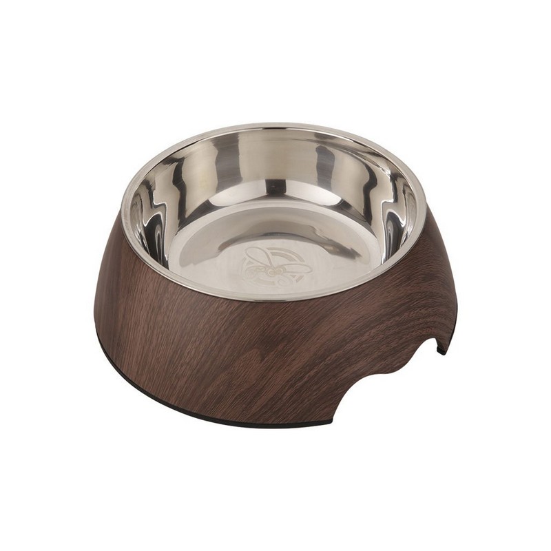 Huhubamboo melamnov miska dark wood  M