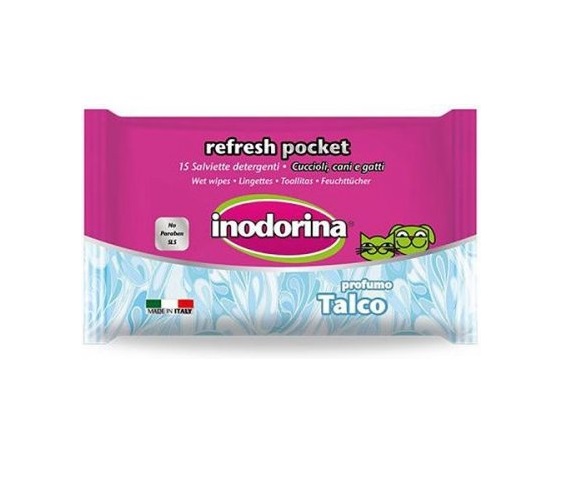 Inodorina vlhen istiace obrsky baby pder 15 ks