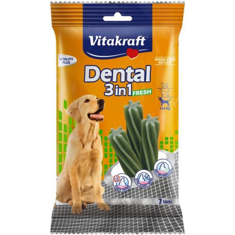 Vitakraft Dental Sticks 3in1 FRESH M 180g