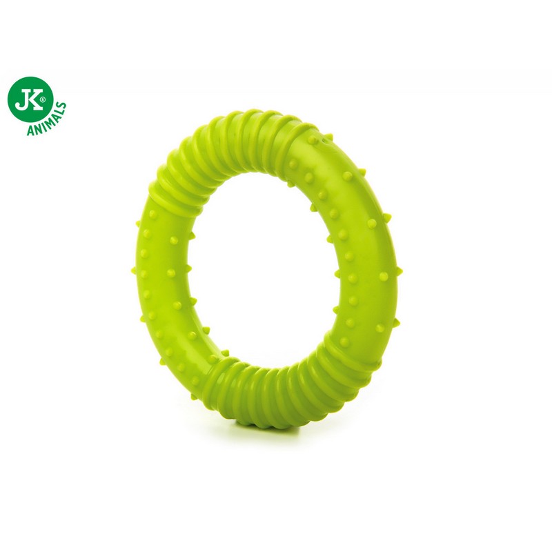JK Animals hraèka pre psa koliesko zelené 8cm