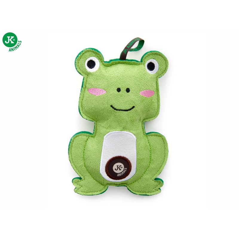 JK Animals textilná hračka pre psa žaba 19 cm