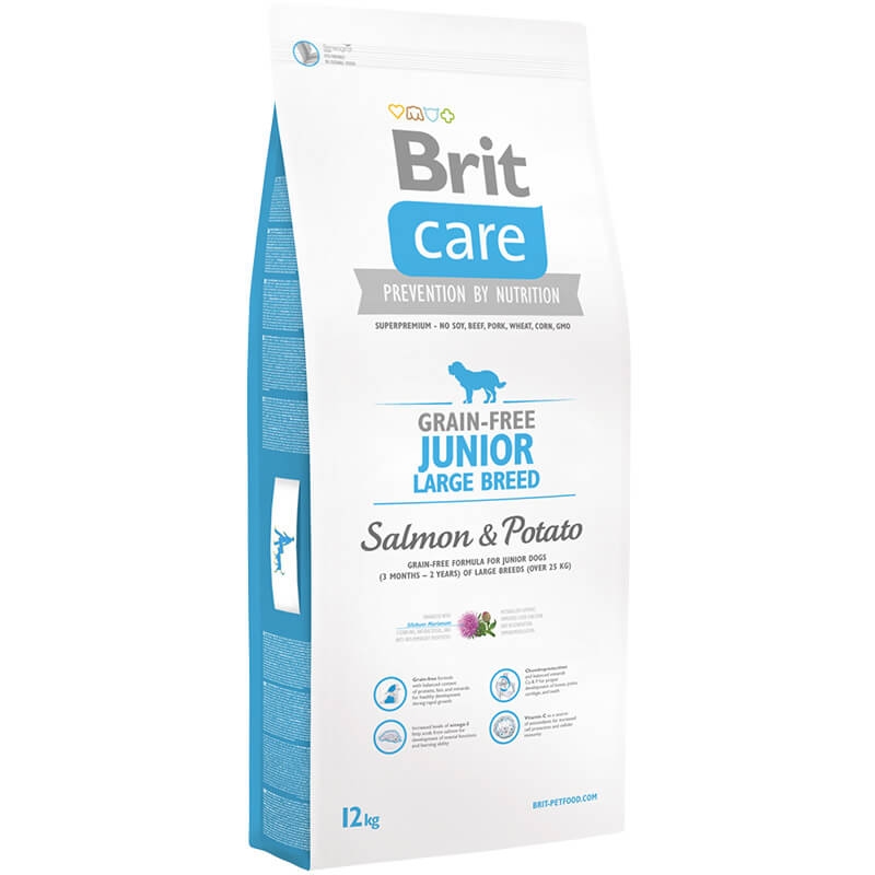 Brit Care Junior Large Breed Salmon & Potato - 12 kg