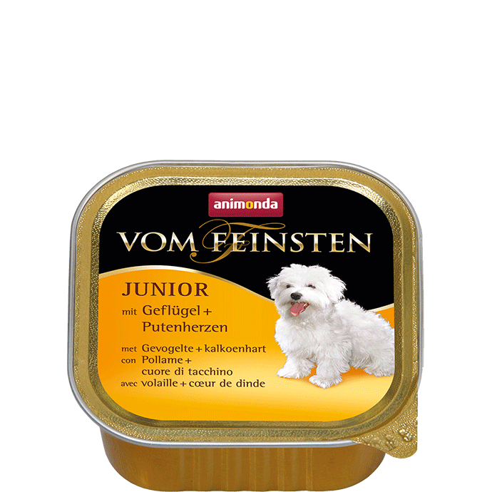 VOM FEINSTEN Junior hydina s moracmi srdiekami 150 g