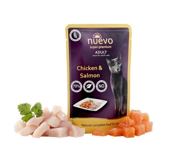 Nuevo Cat kapsika Chicken & Salmon - 85g