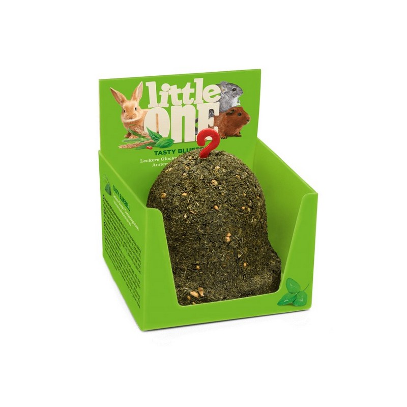 Little One zvonek z trvy pre hlodavce 150g