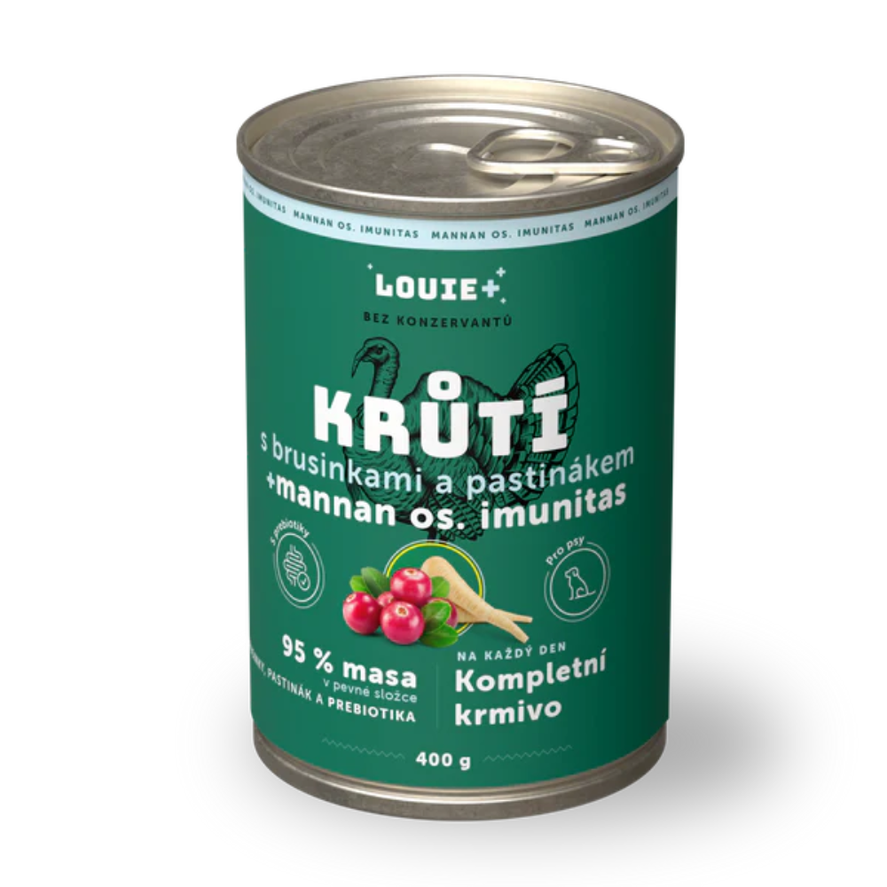 Konzerva LOUIE morka, brusnice, prebiotika 400g