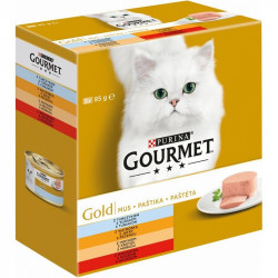 Gourmet gold box paštéta pre mačky 8 x 85 g