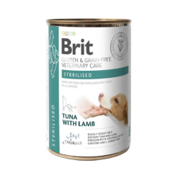 Brit Veterinary Diets GF dog Sterilised 400 g konzerva