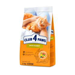 CLUB 4 PAWS Premium pre dospel maky s krlikom 2 kg