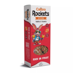 Calibra Rockets Sticks Rabbits&Rodents Fruits 120g