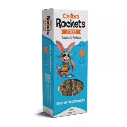 Calibra Rockets Sticks Rabbits&Rodents Vegetables 120g