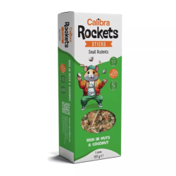 Calibra Rockets Sticks Small rodents Nuts&Coconut 120g