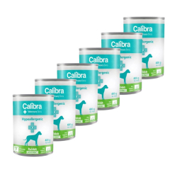 Calibra VD Dog konzerva Hypoallergenic Rabit and Insect Multipack 6x400g