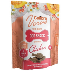 Calibra dog verve semi -moist snack fresh chicken 150g pamlsky